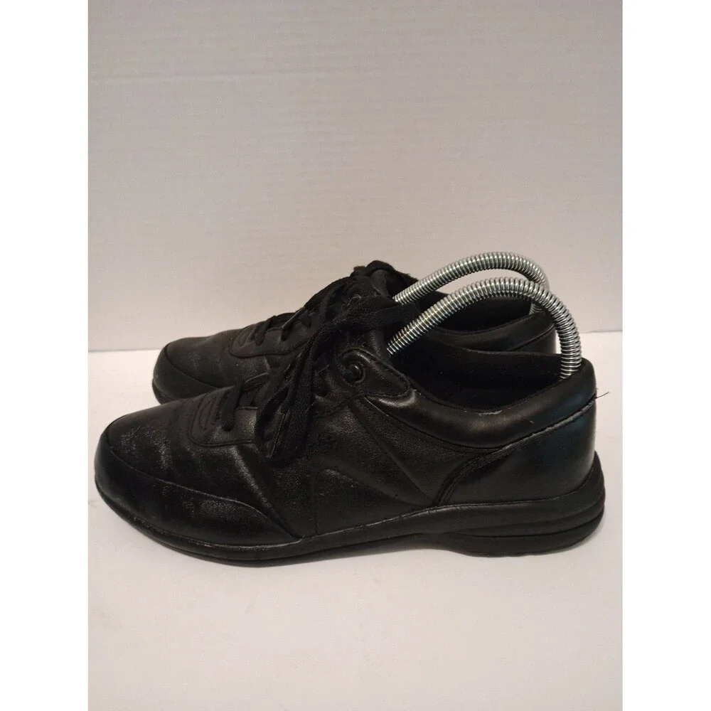 Propet W3840 Black Shock Absorber Comfort Walking Shoes Women's US 7.5 W Lace up